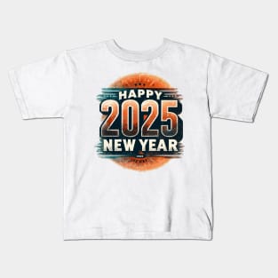 Happy New Year 2025 Kids T-Shirt